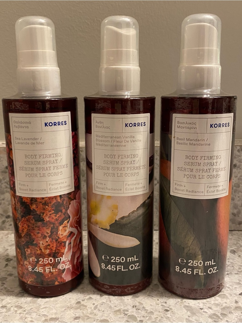 Summer Scented Firming Body Sprays